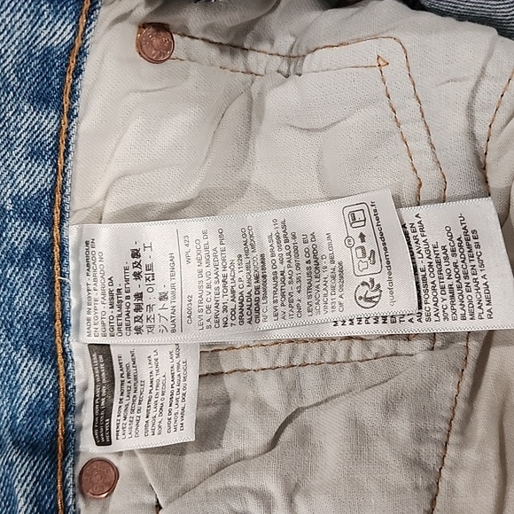 NWT Levi's Blue Straight Jeans 42x30 - Picture 12 of 13